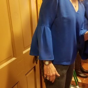 H&M bell sleeve blouse